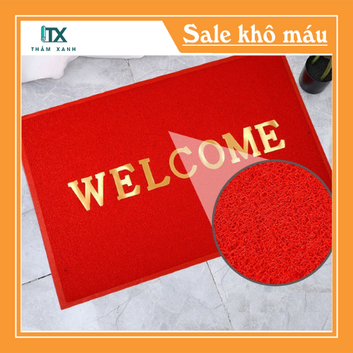 Thảm Nhựa Chùi Chân Welcome chống trơn trượt