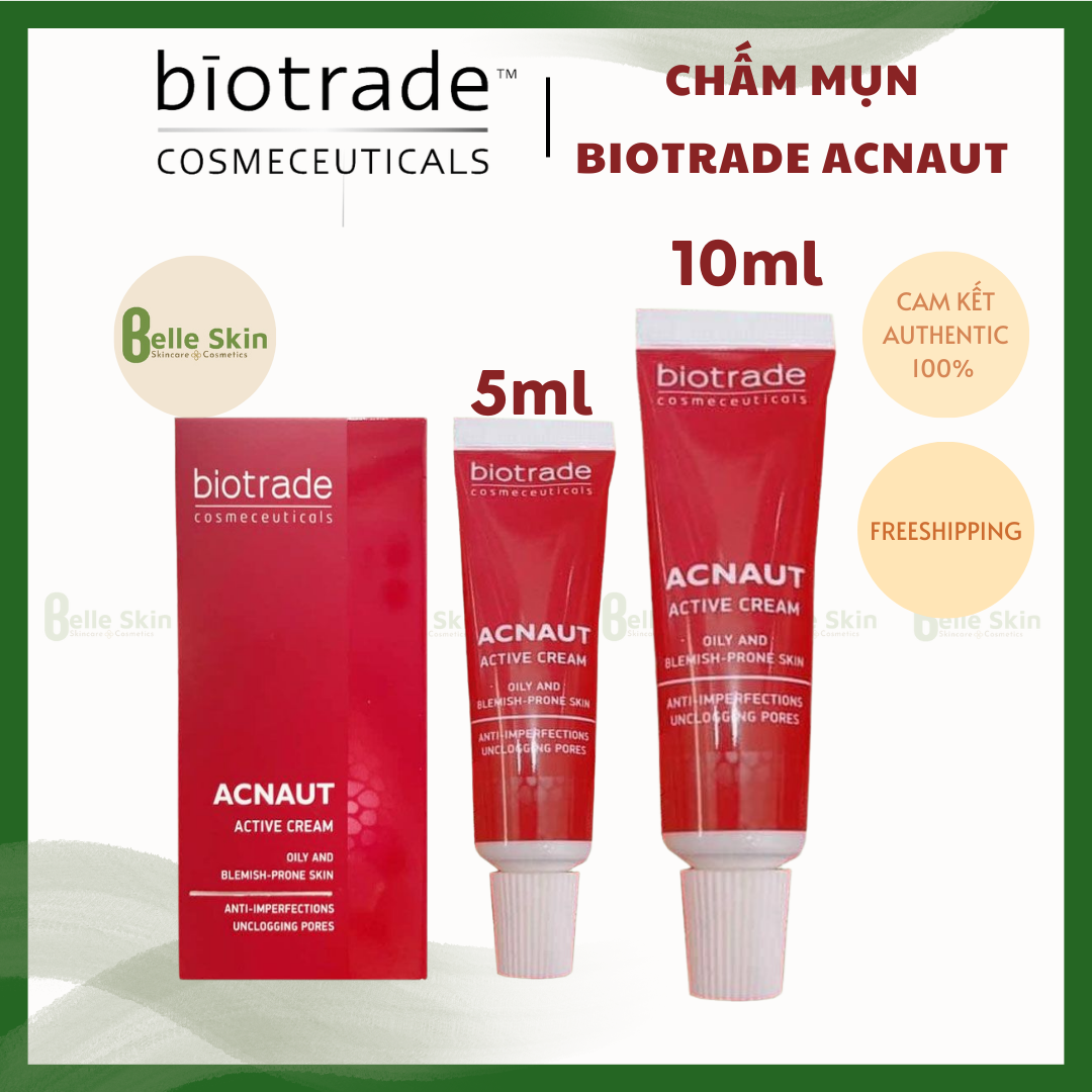[Chính Hãng Công Ty] Kem chấm giảm mụn Biotrade Acnaut Active Cream 5ml/15ml