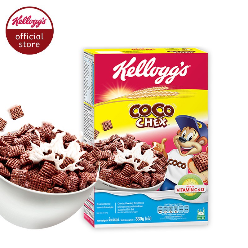 Ngũ Cốc Ăn Sáng Dinh Dưỡng Kellogg's Coco Loops Thái Lan 170gr