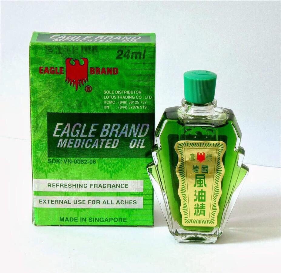 Dầu gió xanh 2 nắp Singapore