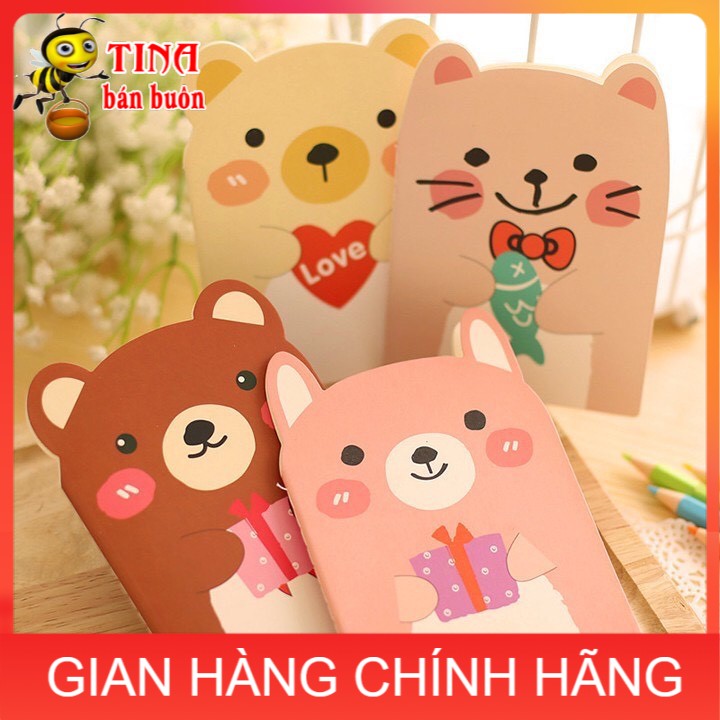 Sổ tay hình gấu cute – vở mini e259