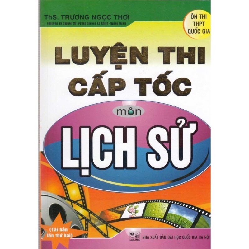 Sách - luyện thi cấp tốc môn lịch sử