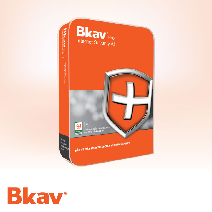 Mã key Phần mềm diệt virus máy tính Bkav Pro Internet Security AI 1 năm - Nhận key ngay khi thanh toán