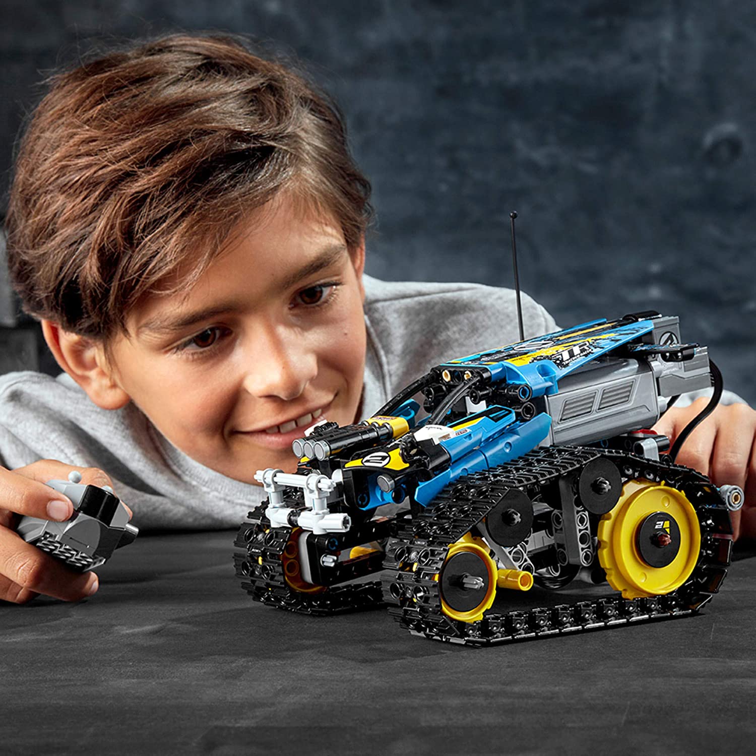 BRICK4U] LEGO TECHNIC - 42095 - STUNT RACER – XE ĐỊA HÌNH (CÓ REMOTE ĐIỀU  KHIỂN) 