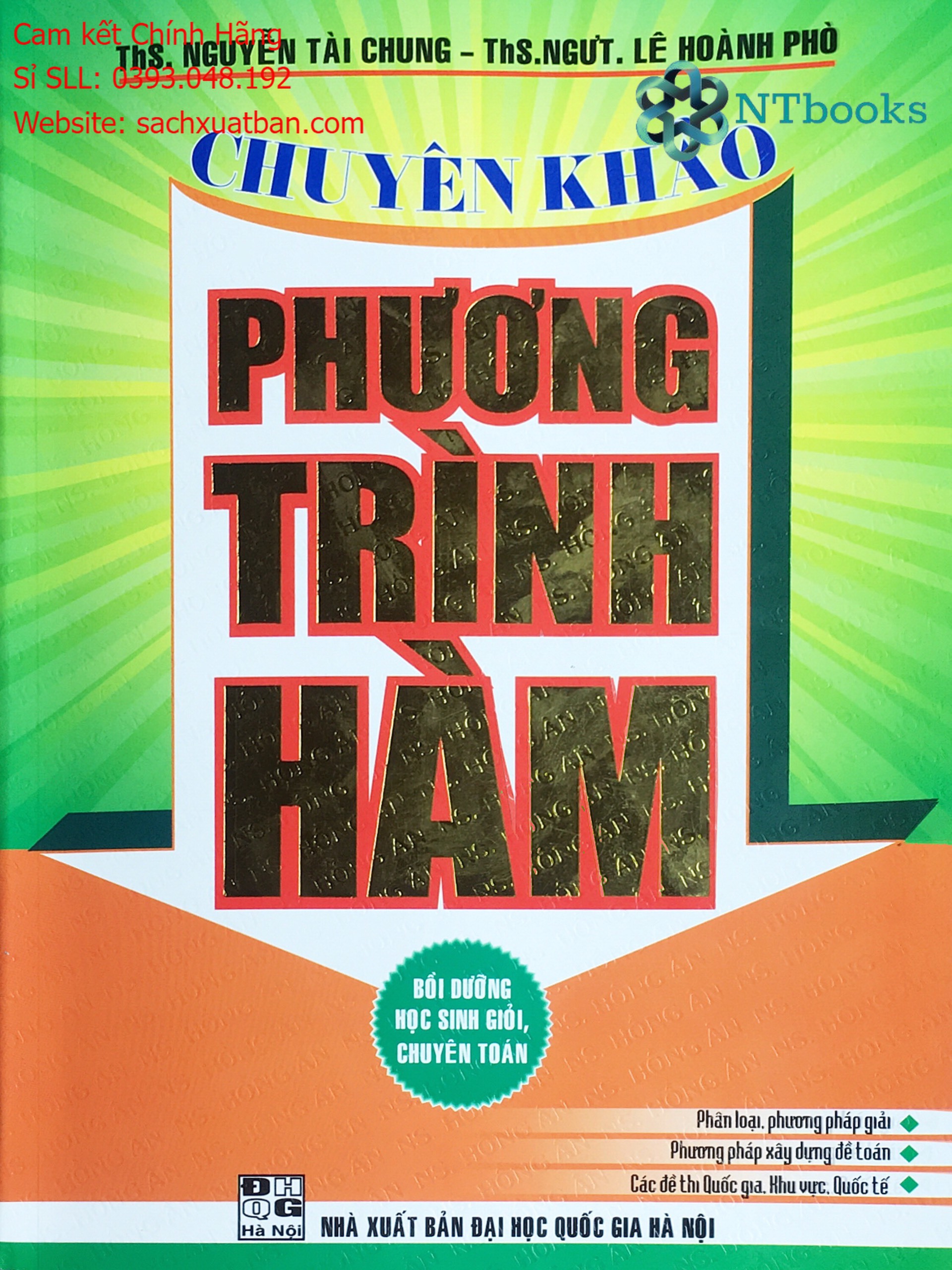 Sách - Chuyên khảo Phương trình hàm - NTbooks