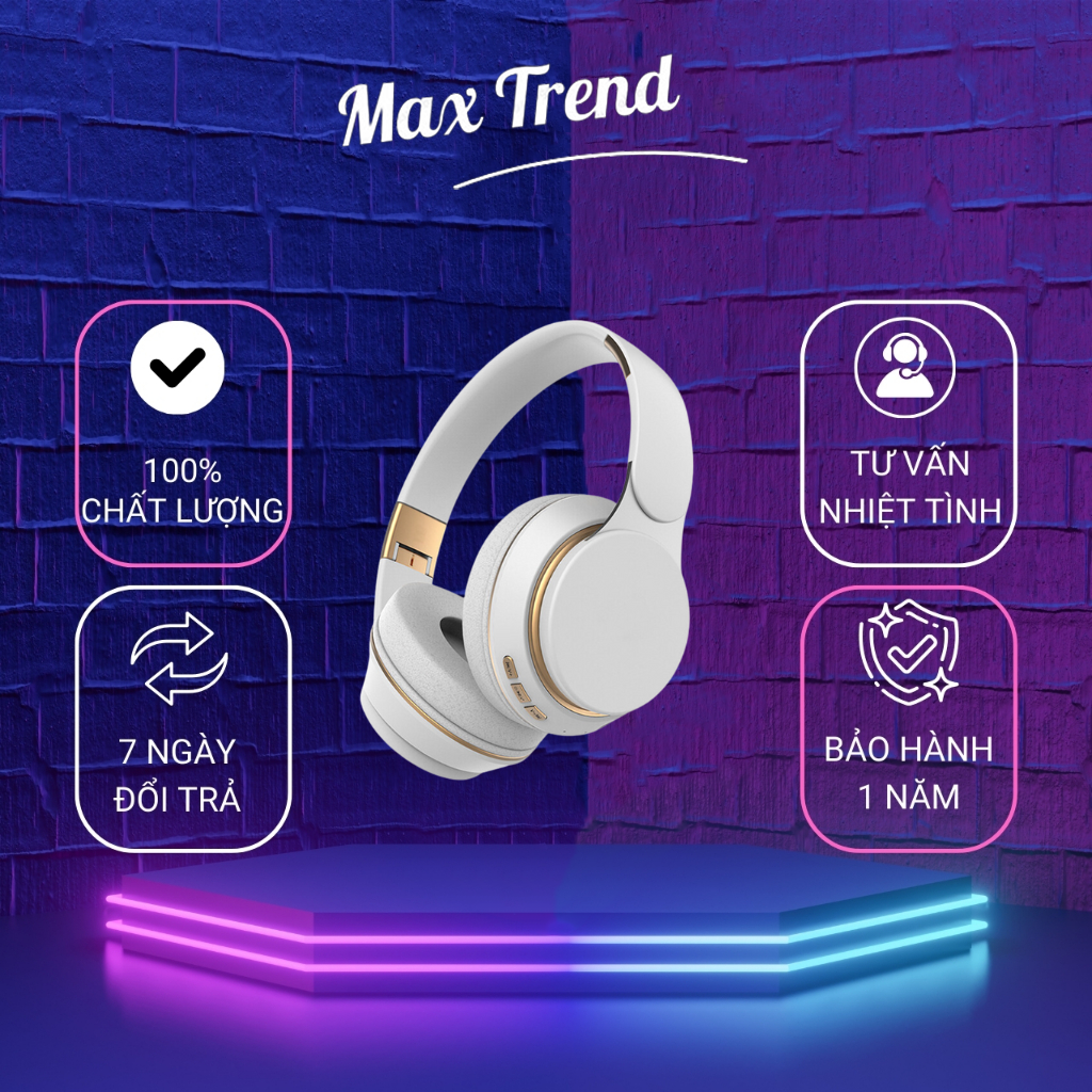 Tai Nghe Bluetooth Chụp Tai Không Dây Có Mic Xbass T7 Thế Hệ Mới - Mẫu Tai Nghe Headphone Bluetooth 5.0 Pin Trâu, Có Mic Đàm Thoại, Âm Thanh Siêu Đỉnh, Bass Mạnh Và Ấm