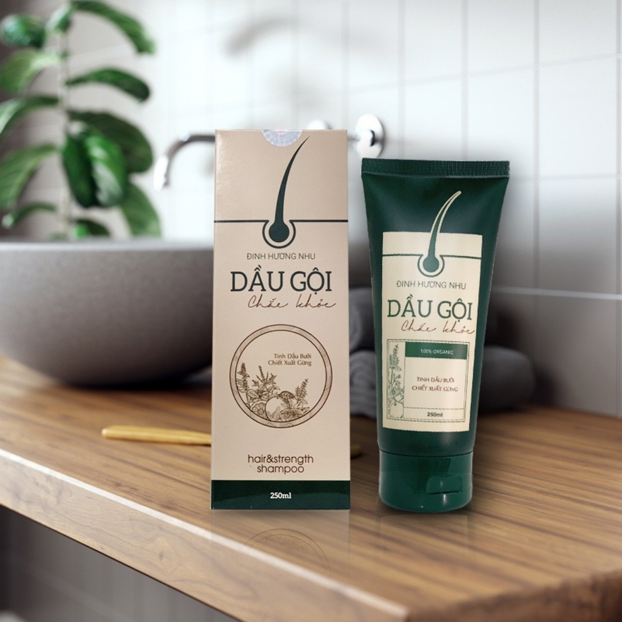 Dầu gội đinh hương nhu - dưỡng tóc giúp mọc tóc hết gàu nấm 250ml