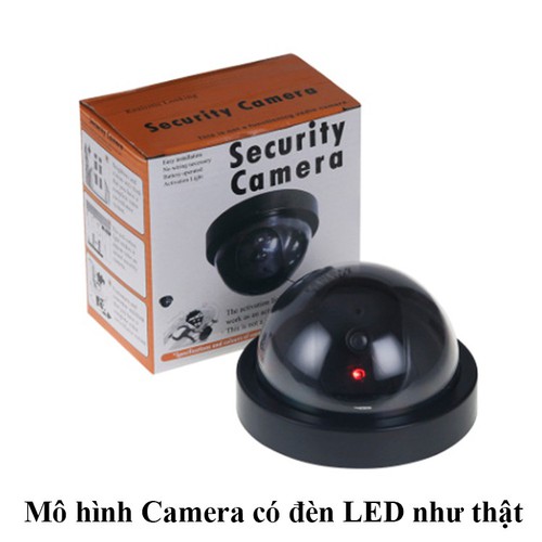 Mô hình Camera chống trộm có LED cảnh báo như thật+ tặng kèm pin