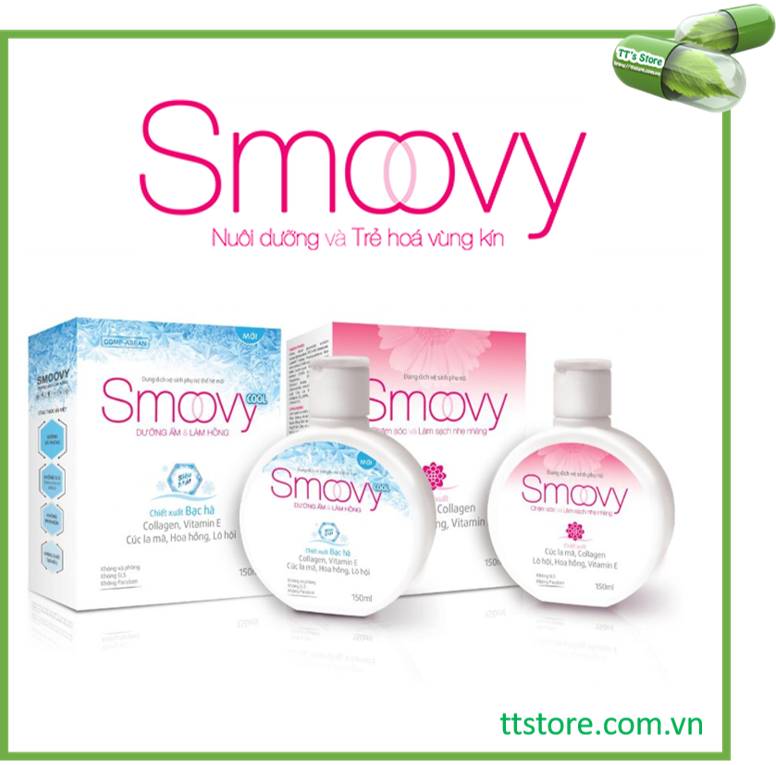 [HCM]SMOOVY - SMOOVY COOL 150ml - Dung Dịch Vệ Sinh Phụ Nữ Smoovy [Smovy smuvy smovy cool]