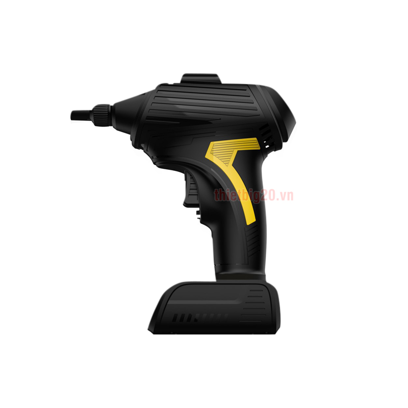 Bơm lốp ô tô cầm tay không dây ATJ-1366 - Đồng hồ điện tử, cài đặt cân hơi (Pin sạc)