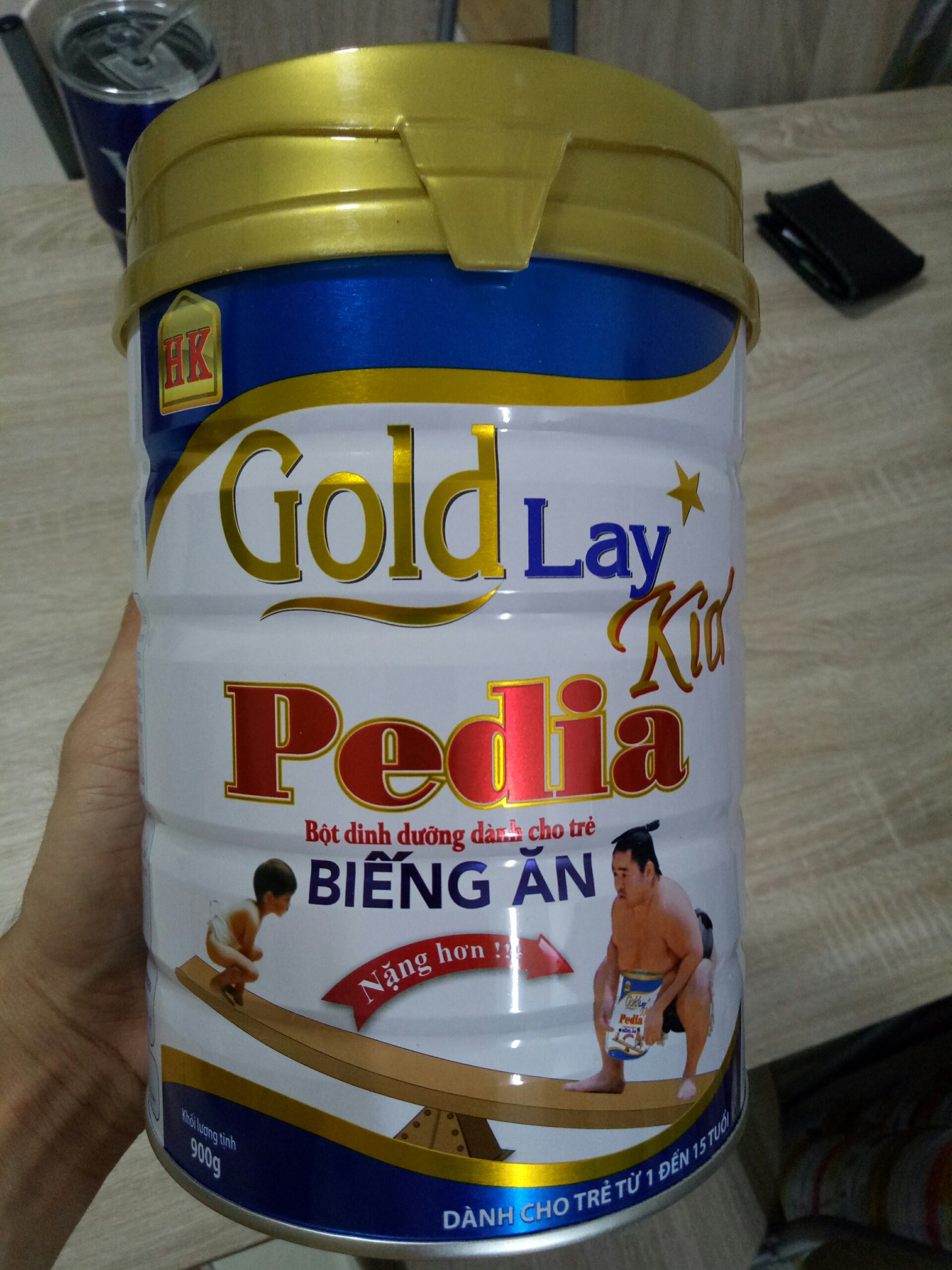 Sữa cho trẻ biếng ăn giúp tăng cân đều đặn Goldlay Pedia lon 900g - Giúp bé ăn ngon miệng ăn khỏe tăng cân đều đặn