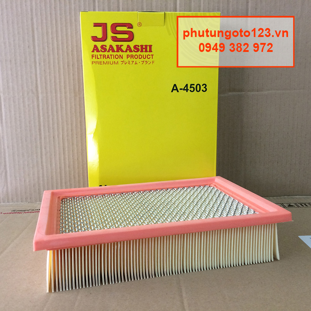 Lọc gió động cơ Ford Escape động cơ 2.0L 2001-2004, Ford Escape động cơ 2.3L 2004-2008 và Ford Escape động cơ 3.0L 2001-2007 mã A4503 của JS Asakashi Nhật Bản