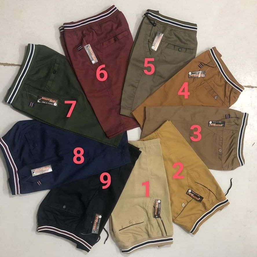 Quần Lửng KaKi Dây Thun Nam Nhiều Màu