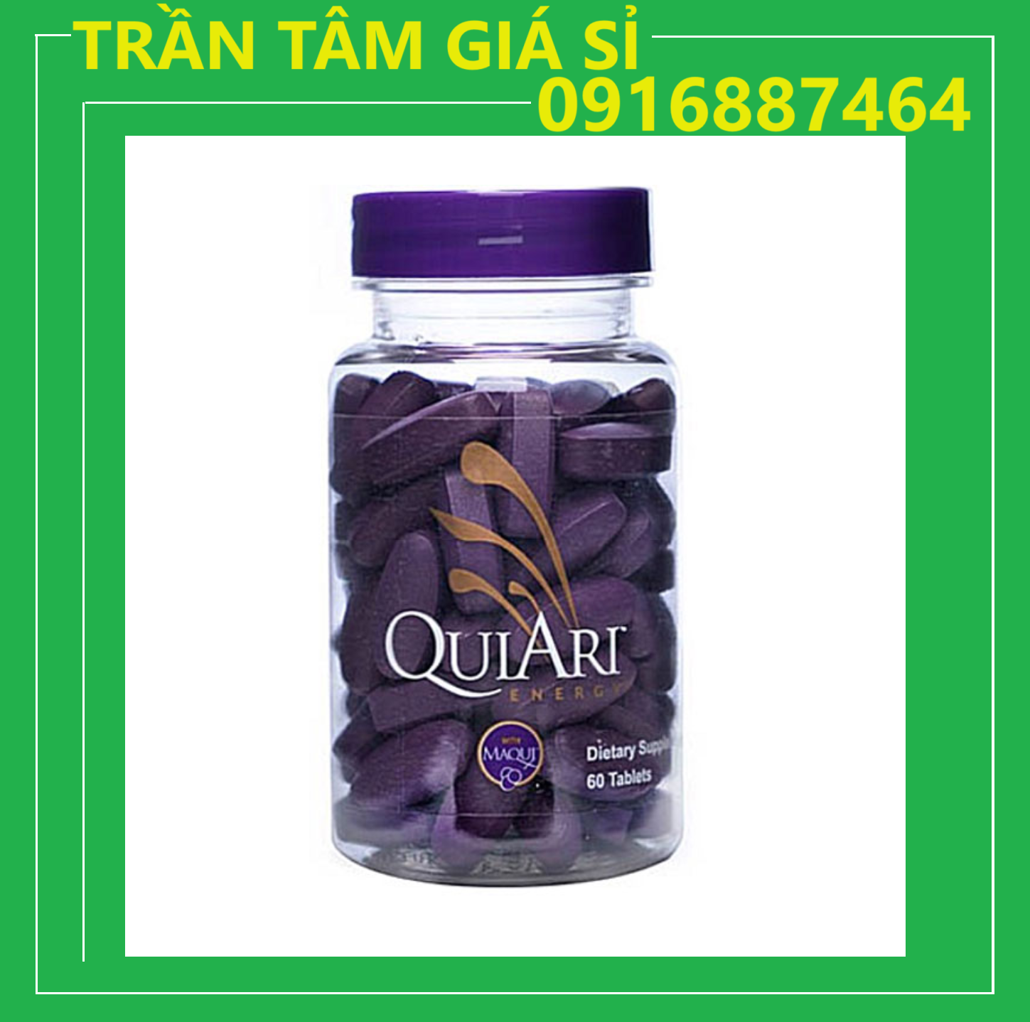 [ Combo 10 lọ ] Quiari Energy giảm mỡ thừa chuyên dùng cho người giảm cân