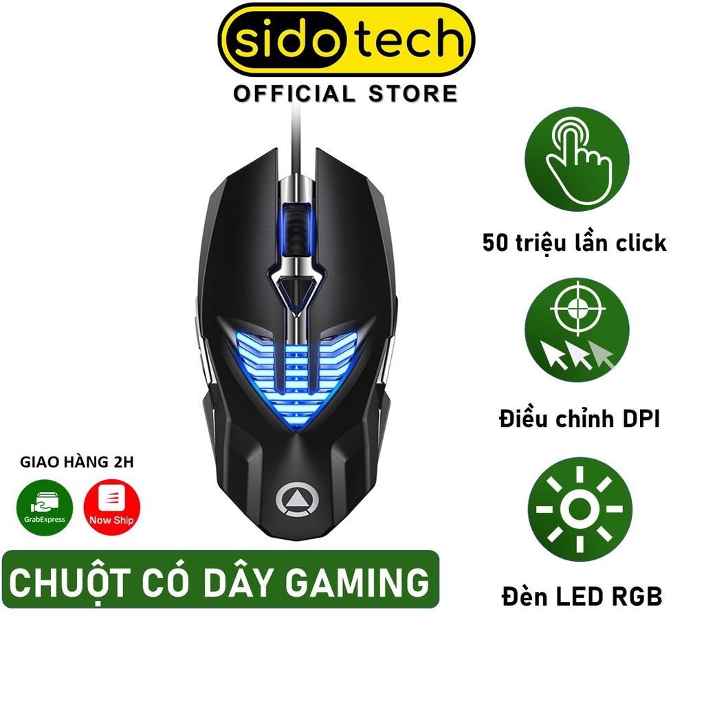 Chuột máy tính gaming chơi game SIDOTECH YINDIAO G4 Pro 800 1200 1600