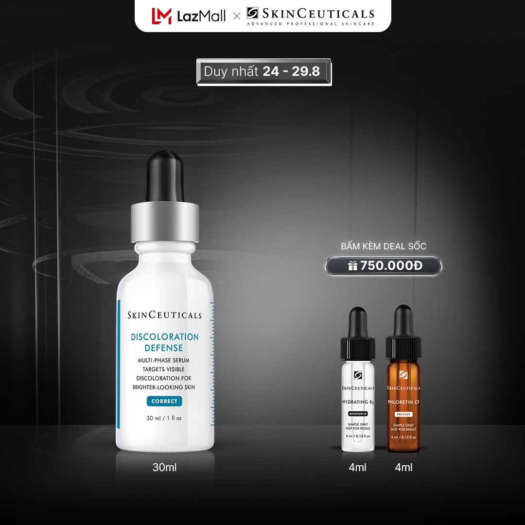 Tinh chất dưỡng da chuyên biệt Skinceuticals Discoloration Defense làm mờ vết nám, làm sáng và đều màu da 30ml