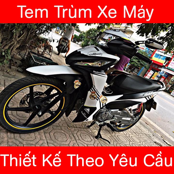 Tem Trùm Wave Đen Trắng Real