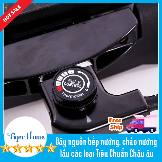 Dây nguồn Điều chỉnh nhiệt bếp nướng, chảo nướng lẩu các loại Tiêu chuẩn châu âu an toàn