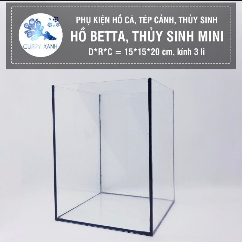 Hồ betta , hồ thủy sinh mini 1520