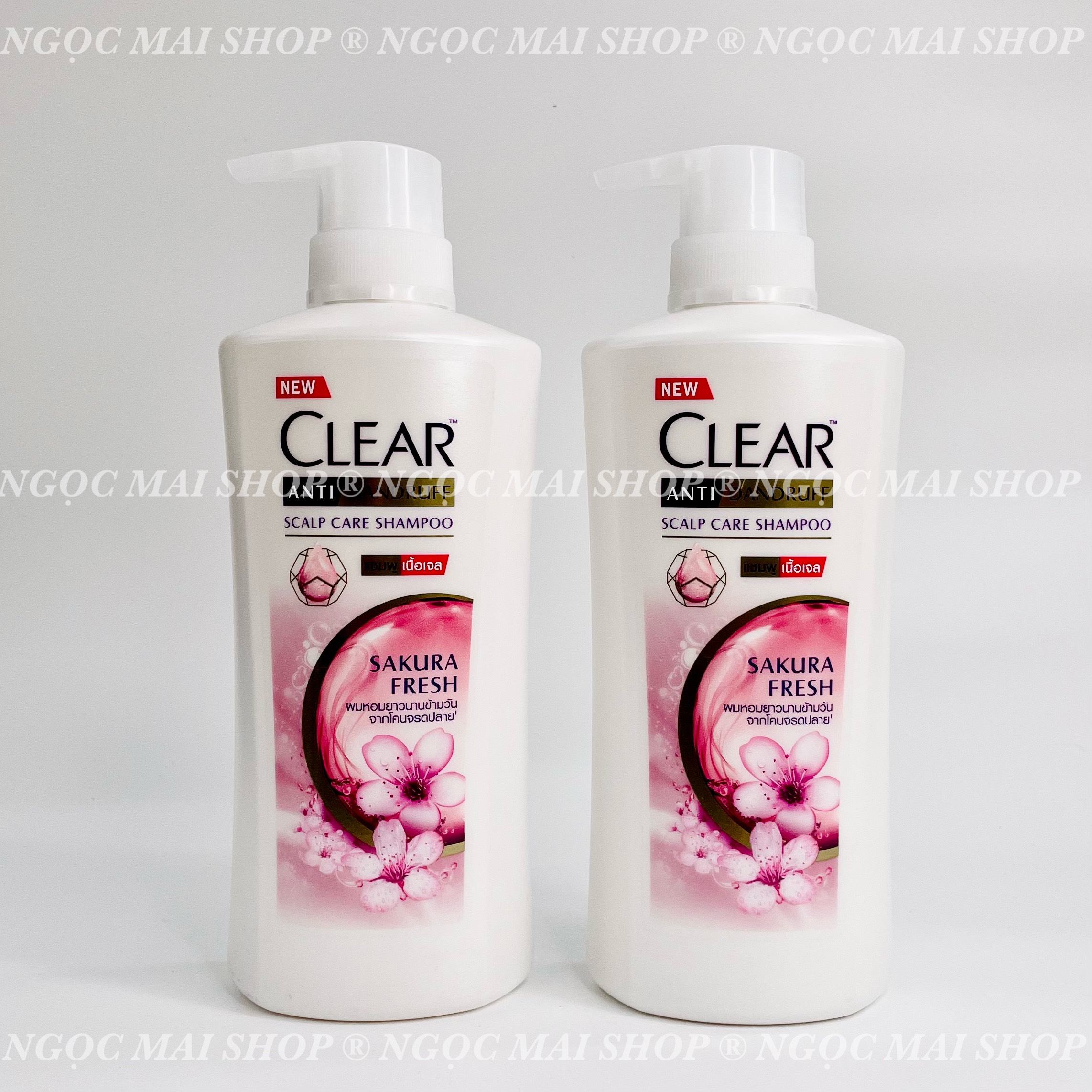 Dầu Gội Clear Hoa Anh Đào Sakura 400ml Thái Lan