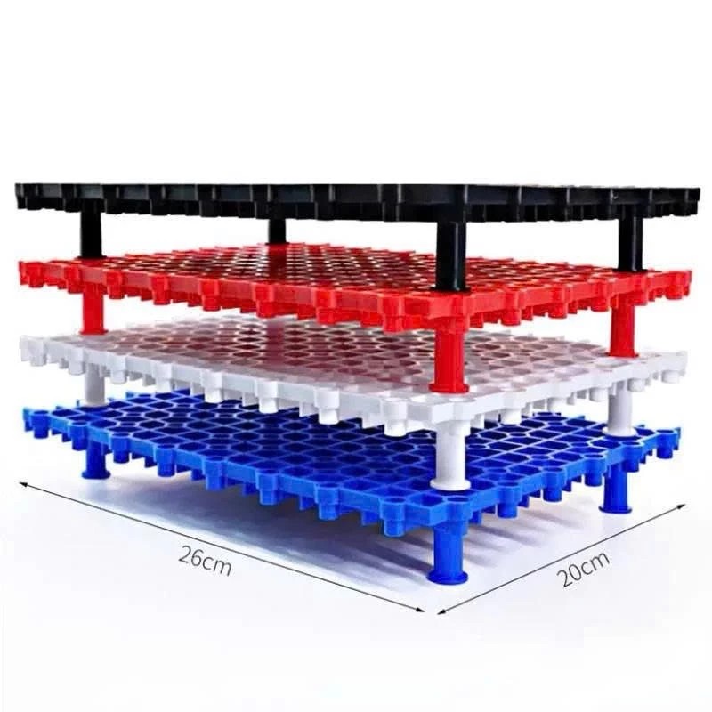 Tấm nhựa kê đáy, lót đáy lọc bể cá (25,5x19,5 cm) - Ghép nối linh hoạt, chịu lực tốt