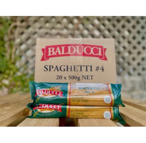 Mì ý spaghetti No.4 Balducci - BỊCH 500g