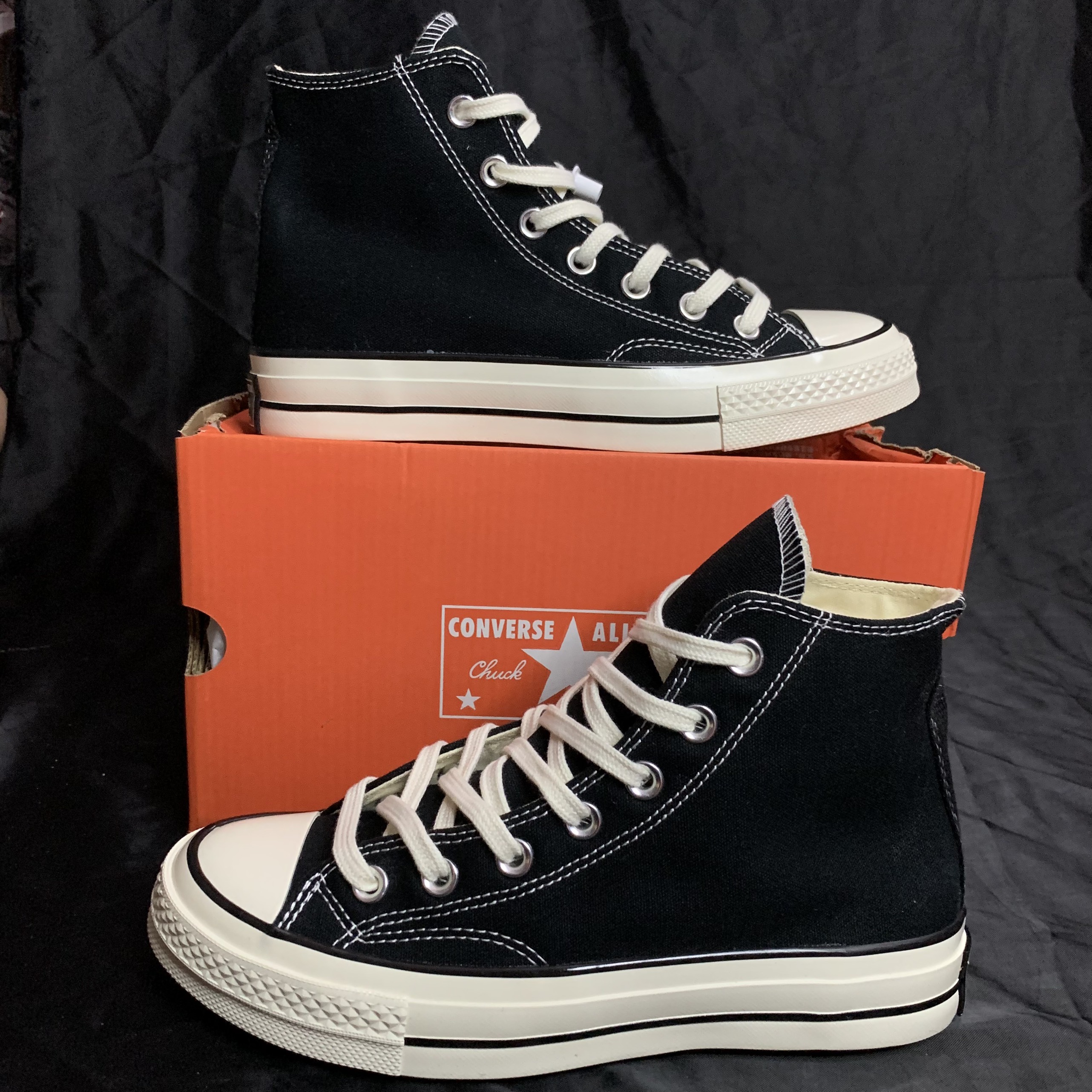 Giày converse 1970s cao cổ đen cao cấp