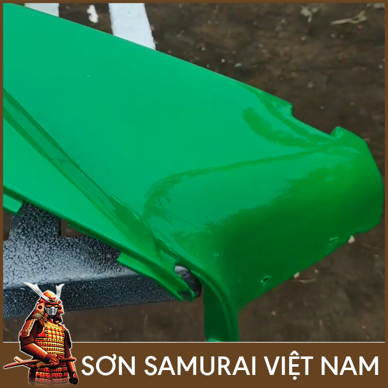 Sơn samurai xanh lá - Combo màu xanh lá 165 sơn xịt samurai