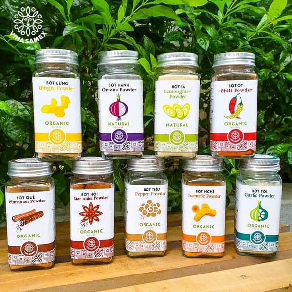 Các loại gia vị hữu cơ vinasamex - giftlife