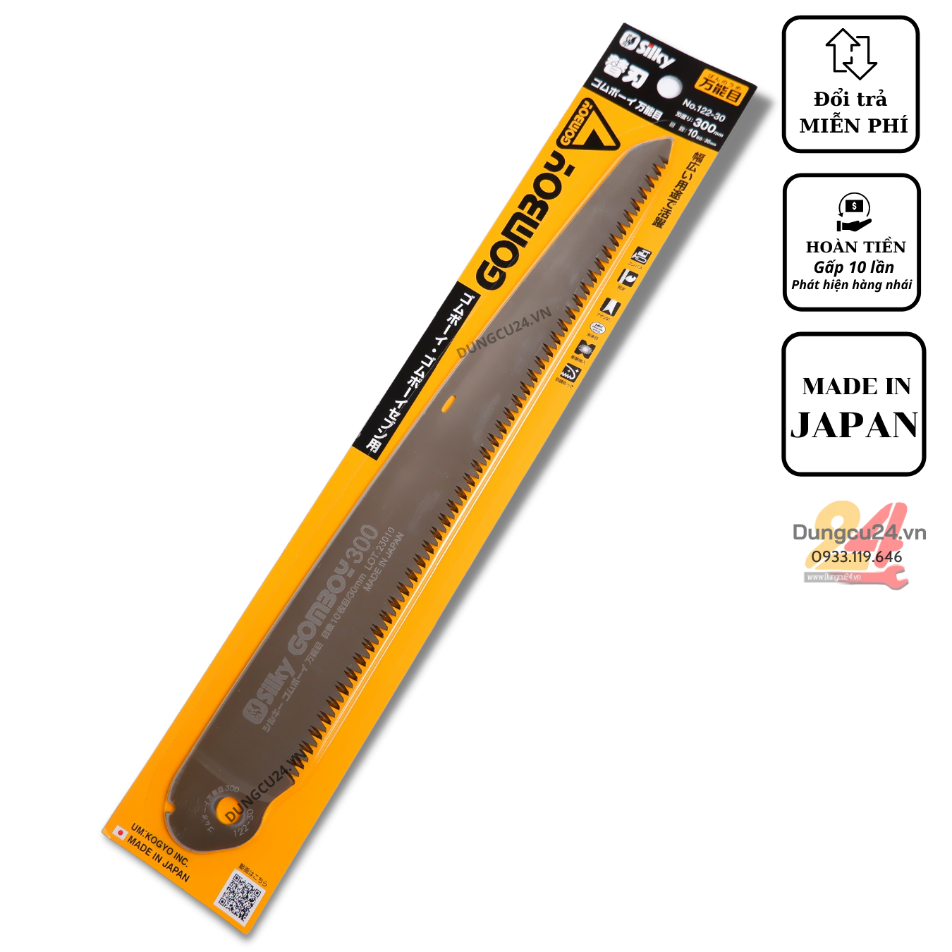 Lưỡi cưa thay thế 300mm silky 122-30 - made in japan