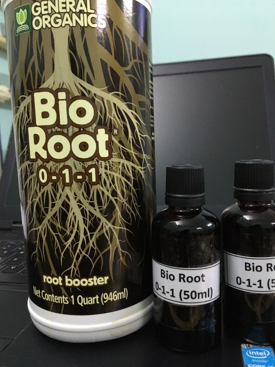 Chế phẩm hữu cơ kích rễ cực mạnh Bio Root 0-1-1 chai 50 ml