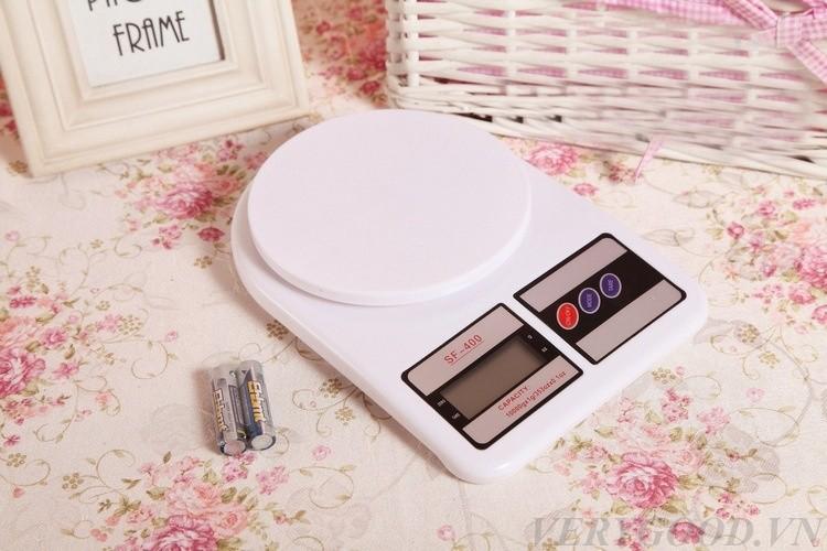 Cân điện tử mini Electronic 5 - 7 Kg dành cho nhà bếp chính xác đến từng gam - Cân Điện Tử Để Bàn Sf-400 Tiện Dụng