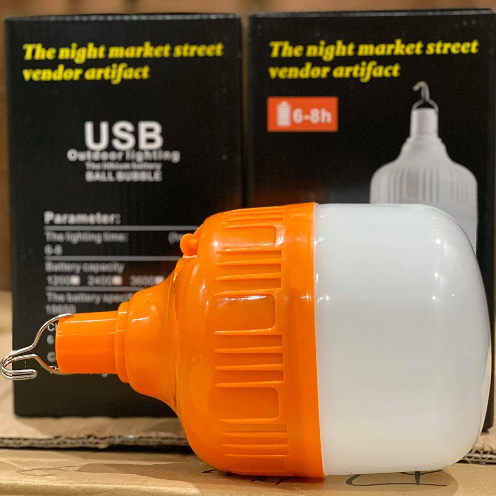 BÓNG ĐÈN LED SẠC TÍCH ĐIỆN 6-8H- 100W CÔNG TẮC 3 CHẾ ĐỘ SÁNG (Chất liệu: Nhựa ABS độ bền cao không bị vỡ khi va đập nhẹ)