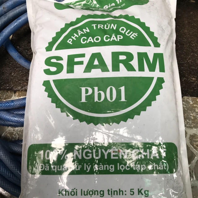 Phân trùn quế cao cấp sfarm 5kg