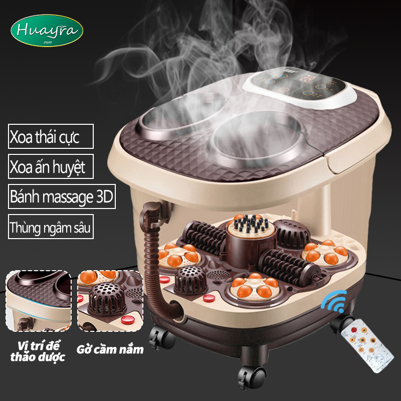Máy ngâm chân massage chân KAIMEIDI toàn tự động cân bằng nhiệt con lăn ấn bóp máy xoa bóp vật lý trị liệu chân