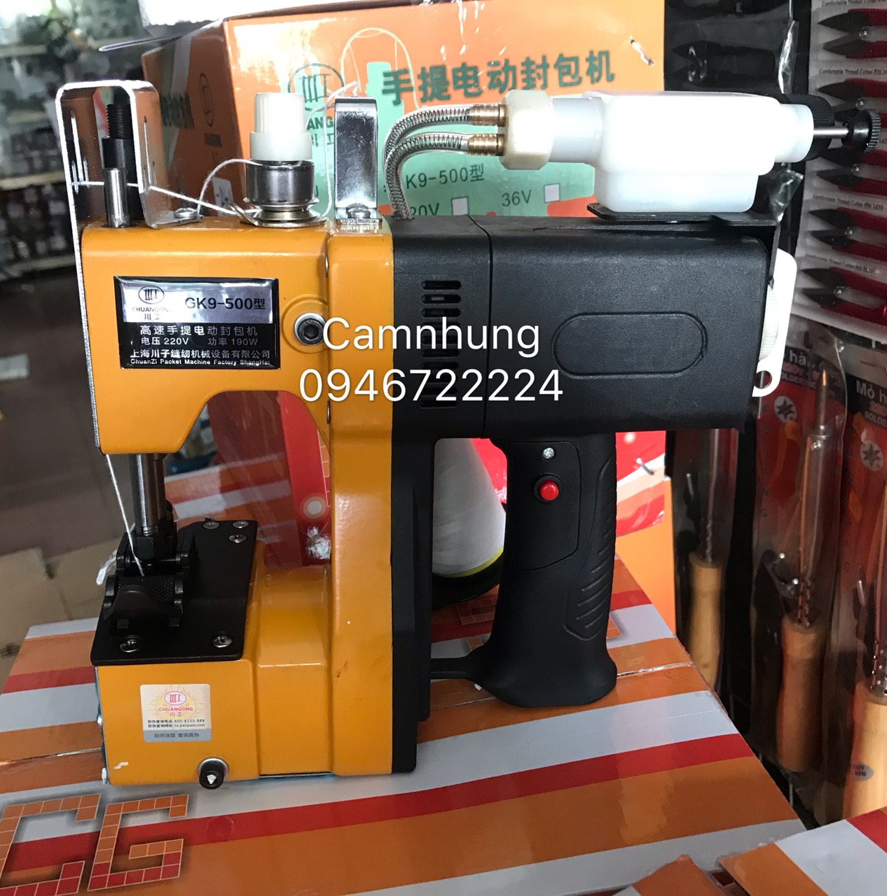 Máy may bao cầm tay gk9-500 máy khâu bao tải gk9-500