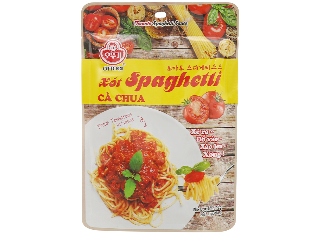 Xốt mì Spaghetti vị cà chua Ottogi gói 110g
