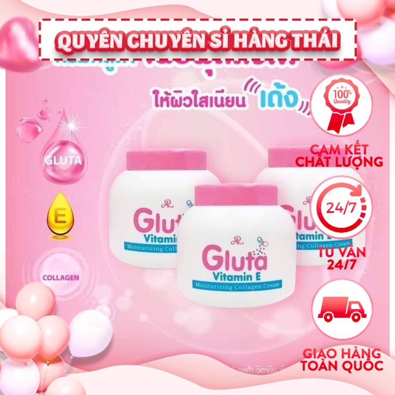 Kem dưỡng ẩm Gluta Vitamin e thái lan