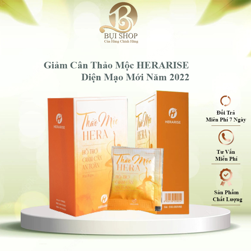 Thảo mộc giảm cân hera plus mẫu mới - giảm cân hera plus chính hãng