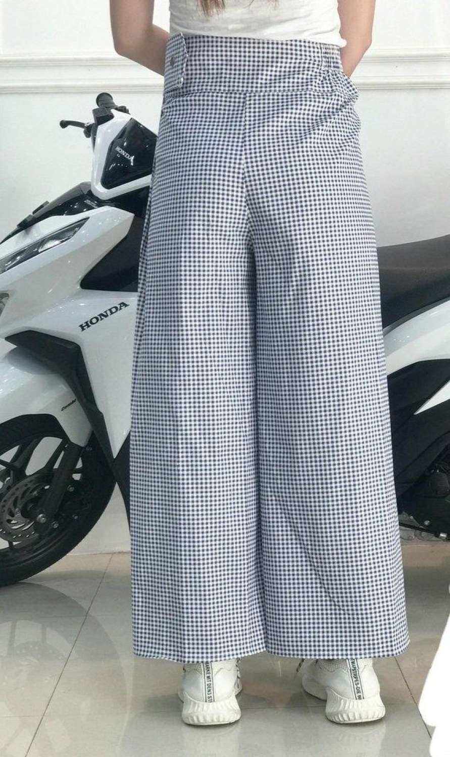 giá sỉ An Nhiên  shop quần váy chống nắng, váy quần vải kaki dầy mềm, lưng thun, dài 95 cm