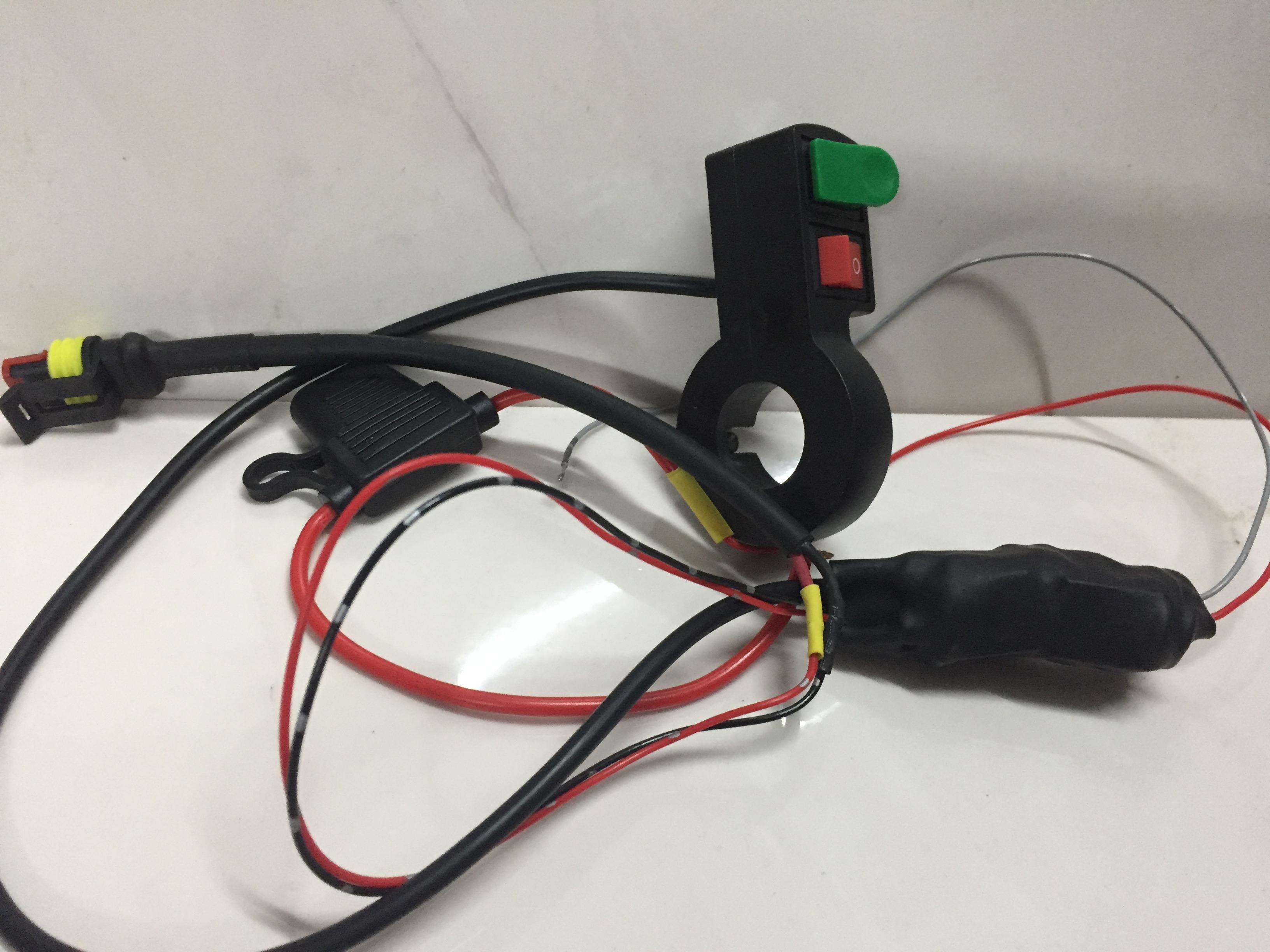 MẠCH PASSING KÈM CÔNG TẮC ( bộ sản phẩm đầy đủ 1 công tắc tay lái on off, 1 mạch passing)