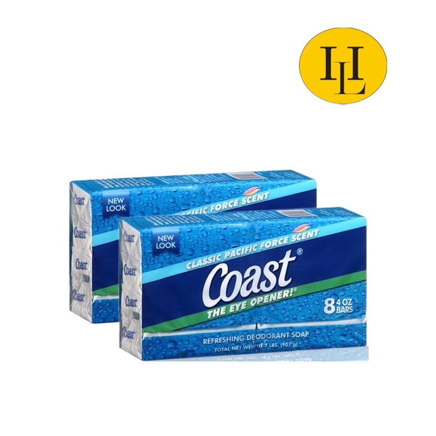 Xà Phòng Coast Classic Scent Refreshing Deodorant Soap 113g x 8 Cái