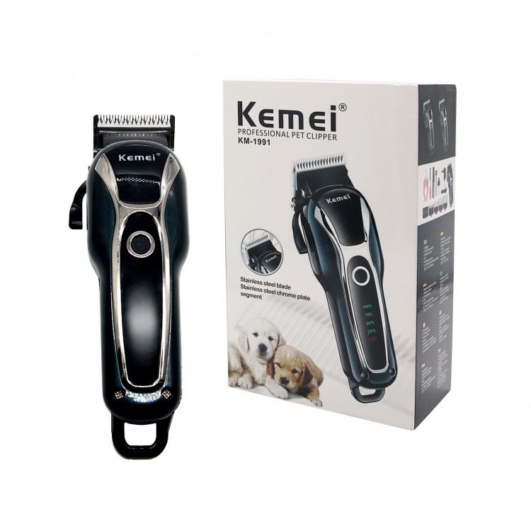 Tông đơ cắt lông chó kèm kềm cắt móng kemei km-1991