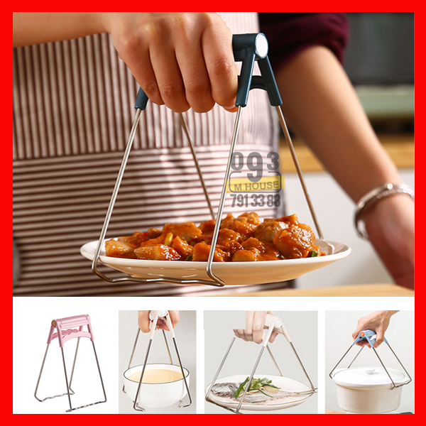 Dụng cụ kẹp gắp chén bát nồi dĩa kẹp đồ nóng