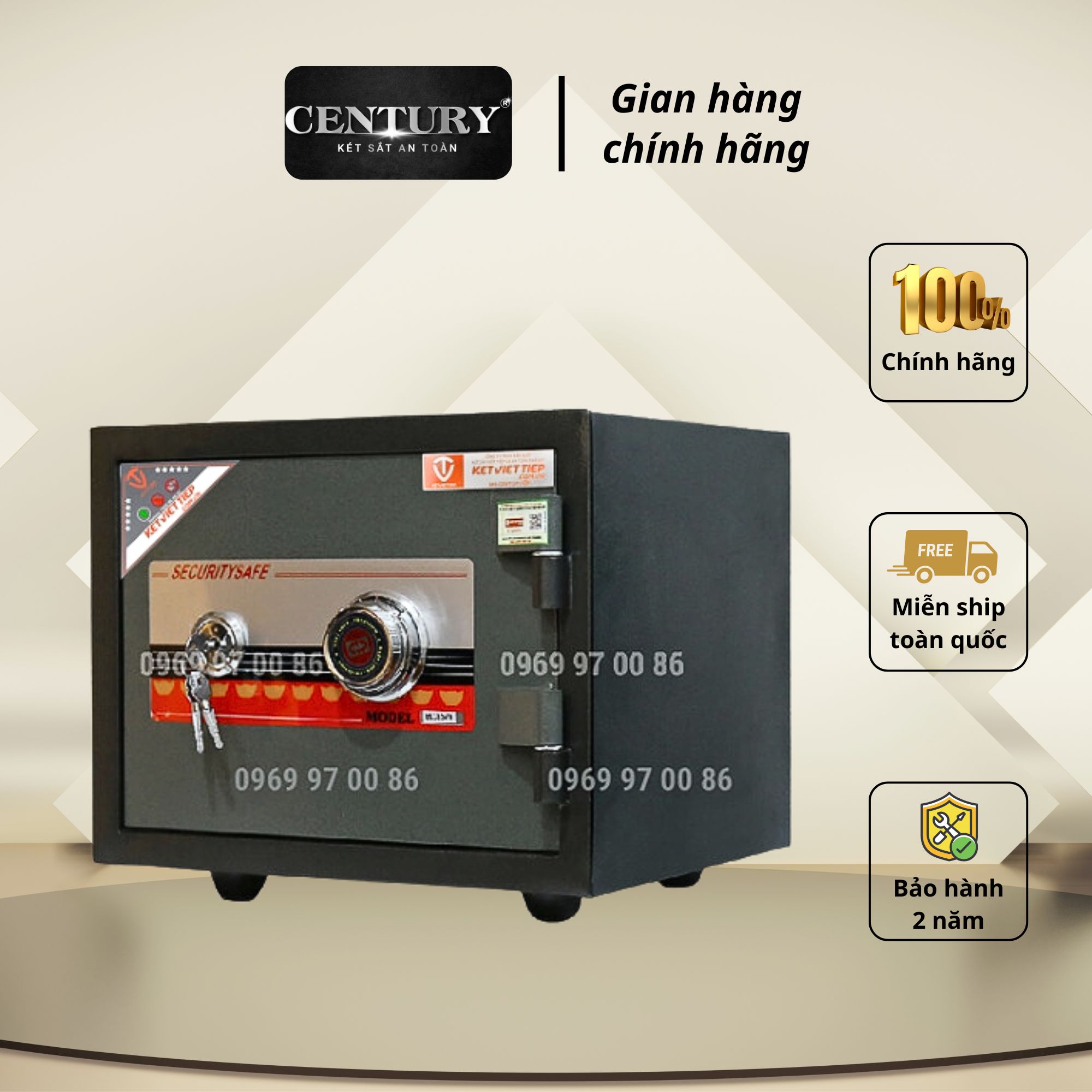 Két sắt mini Việt Tiệp K256KC két sắt gia đình khóa cơ giá rẻ Đựng tiền có bản lề CHÍNH HÃNG chống cháy cao cấp BẢO HÀNH 5 NĂM Được kiểm tra hàng