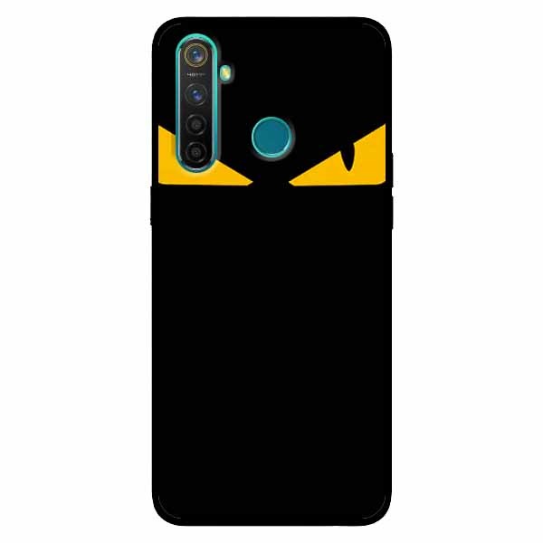 [HCM]Ốp Cường Lực Dẻo Đen Dành Cho Oppo Realme 5 5s  5i Mẫu Cặp Mắt Vàng