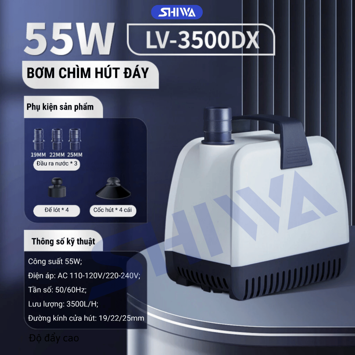 Sobo aquarium pump full size 7w/25W/35W/55W/80W/110W aquarium water pump-aquarium water pump, rock pump multi-functional water filter pump-Shiwa aquarium - 8