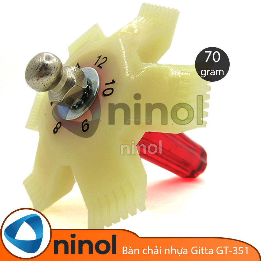 Bàn chải nhựa làm sạch điều hòa Gitta GT-351