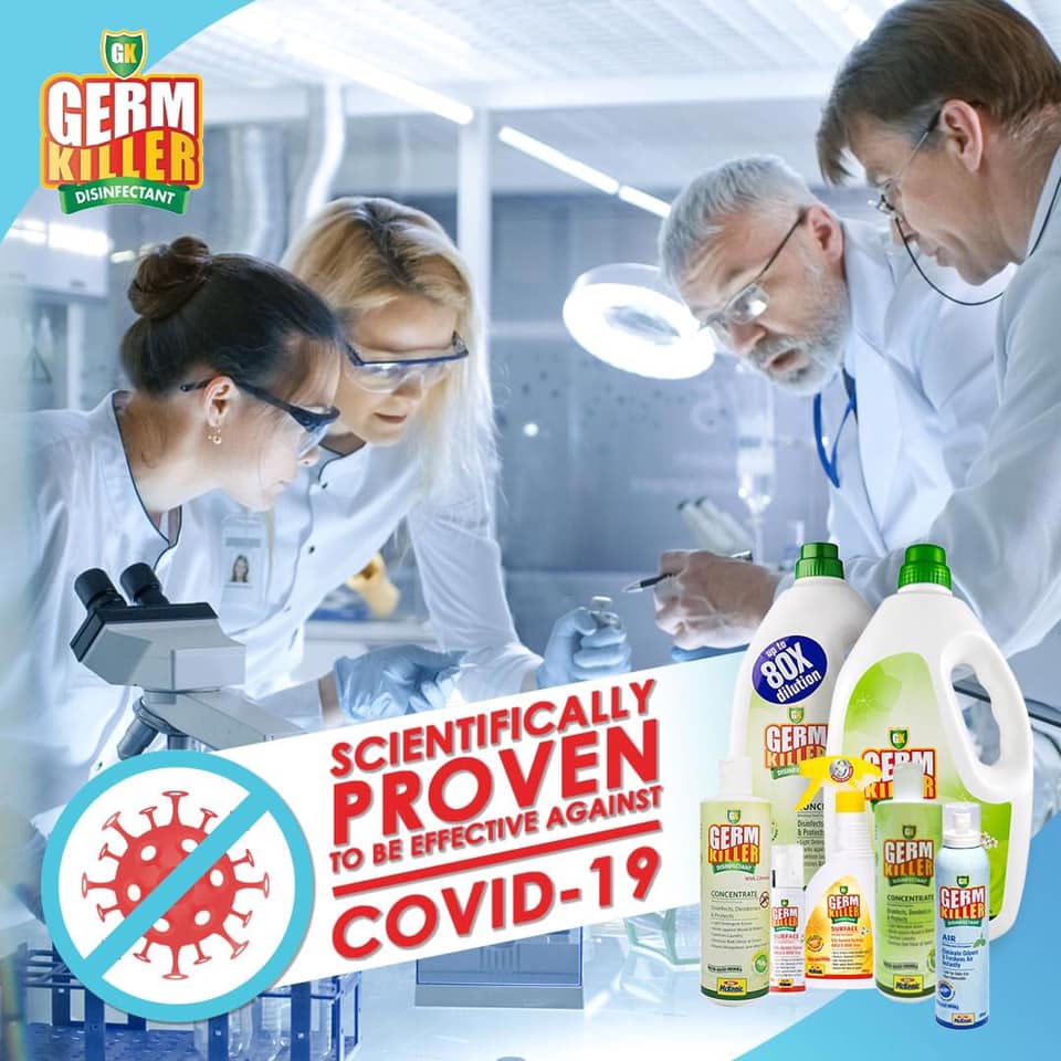 Bình xịt diệt khuẩn làm sạch không khí mckenic germ killer gk air