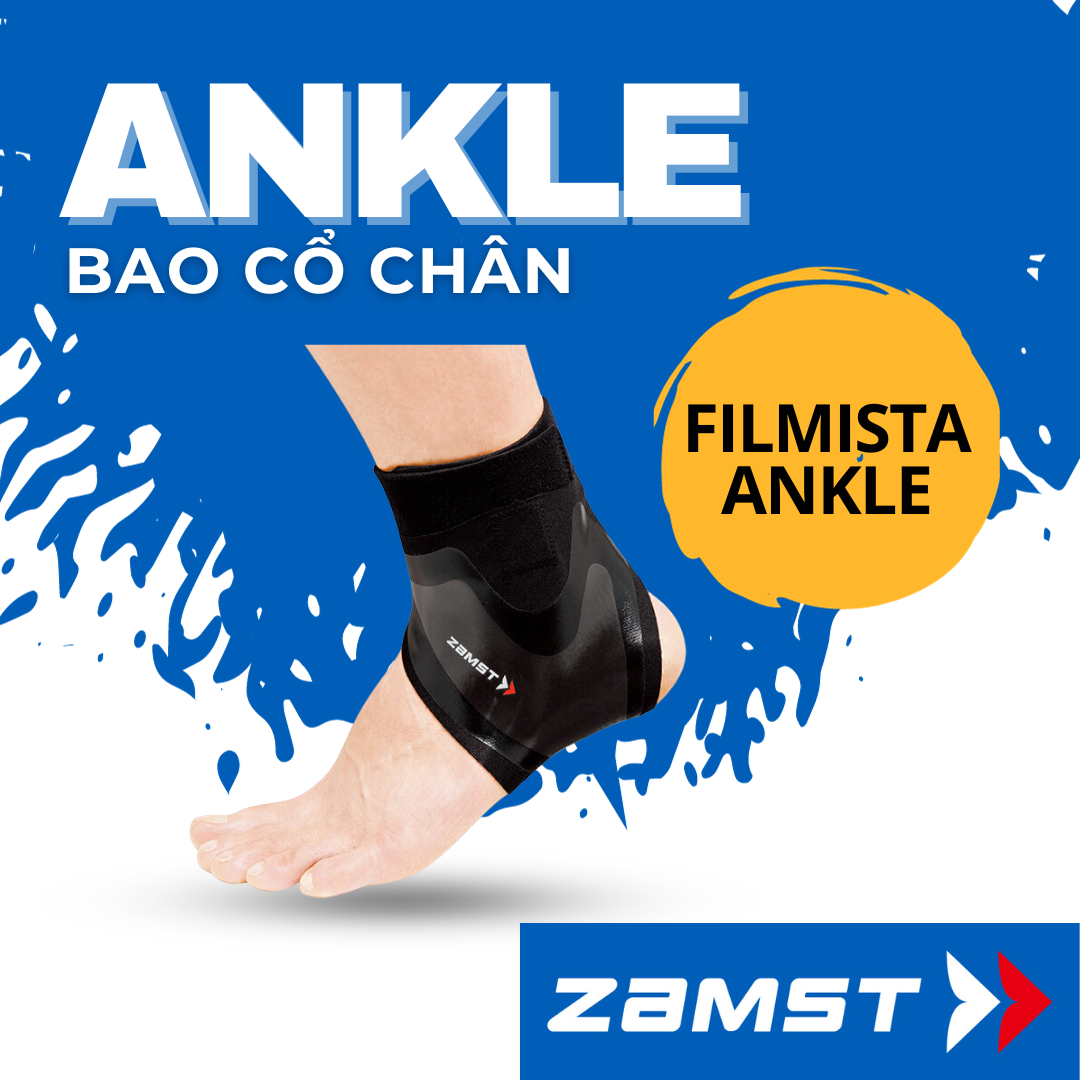 Đai hỗ trợ bảo vệ mắt cá chân ZAMST chính hãng FILMISTA ANKLE